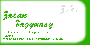 zalan hagymasy business card
